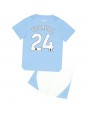Manchester City Josko Gvardiol #24 Kotipaita Lasten 2023-24 Lyhythihainen (+ shortsit)